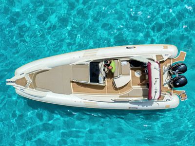 il gommone deluxe con skipper the one